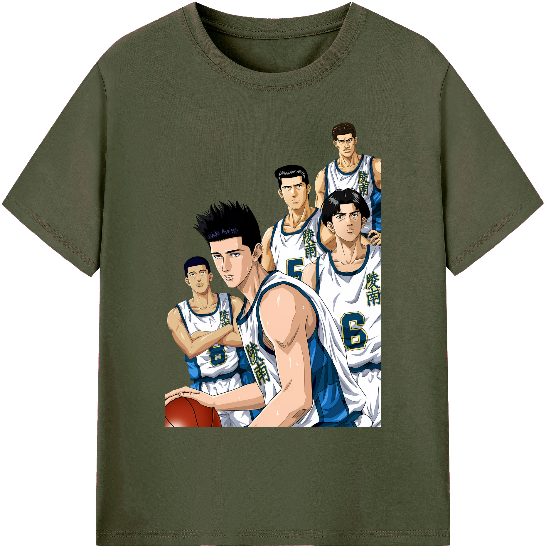 （画像用） SLAM DUNK／スラムダンク 綿100％ メンズ半袖Tシャツ｜肌触りやわらか＆通気性